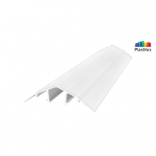 Профиль для поликарбоната ROYALPLAST HCP-U крышка белый-матовый 4-10мм 6000мм Профиль для поликарбоната ROYALPLAST HCP-U крышка белый-матовый 4-10мм 6000мм