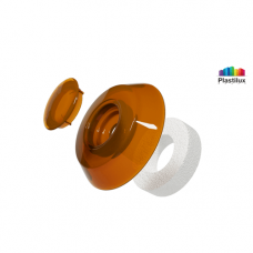 Термошайба для поликарбоната УП1000 янтарь D=40мм Термошайба для поликарбоната УП1000 янтарь D=40мм